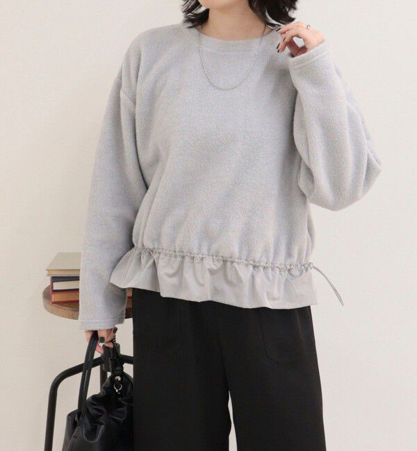 fredy emue「ブークレ裾ドロストプルオーバー」|Tシャツ・カットソー|