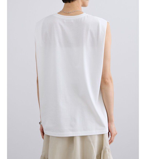 SALON adam et rope'「プリマベールショルダータックノースリーブプルオーバー / UVケア」|Tシャツ・カットソー|