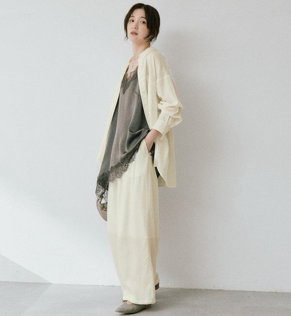  「【セットアップ可】ガーメントダイ2wayスラックス」|チノ|