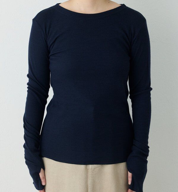  「リブクルーカットソー」|Tシャツ・カットソー|