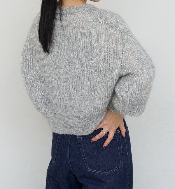  「《キッドモヘア》ラメニットカーディガン」|カーディガン|