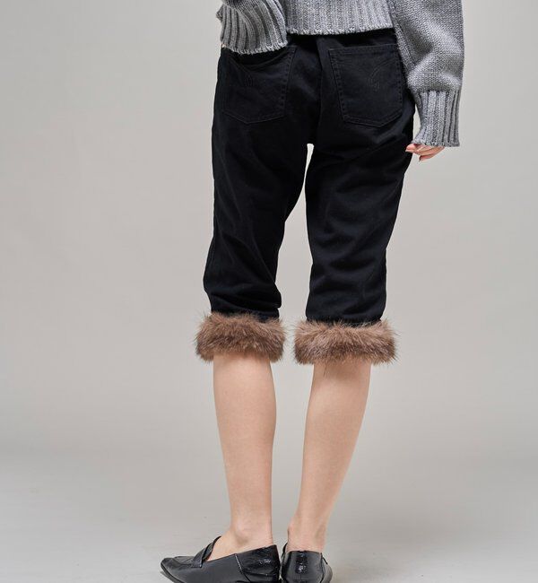  「【26AW LOOK掲載品番】2wayラギッドファーカプリ」|デニム|
