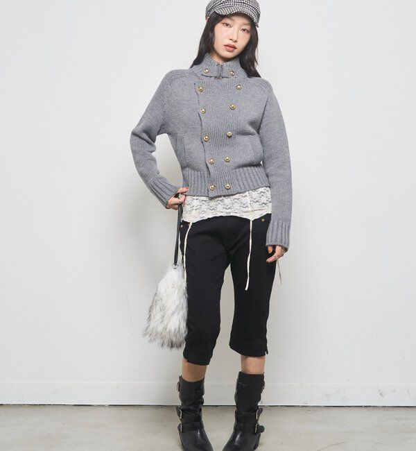  「【26AW LOOK掲載品番】ストレッチカプリパンツ」|チノ|