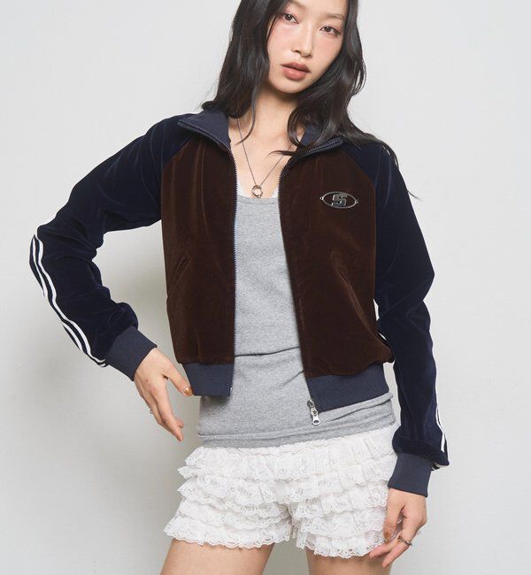  「【WEB限定】ベロアコンパクトトラックジャケット」|その他|