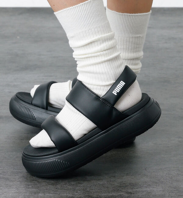 Rouge vif「【PUMA / プーマ】MAYU PUFFY SANDALS / マユ パフィー」|サンダル|ブラック