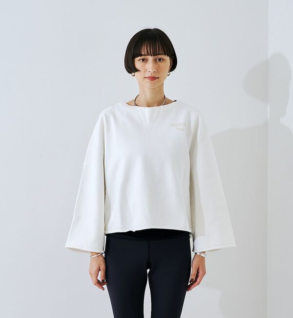 Rouge vif「【IRONING/アイロニング】ロゴショート丈スウェット/スエット logo a」|スウェット・ジャージ|