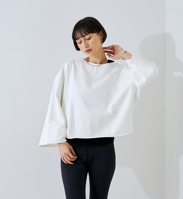 Rouge vif「【IRONING/アイロニング】ロゴショート丈スウェット/スエット logo a」|スウェット・ジャージ|