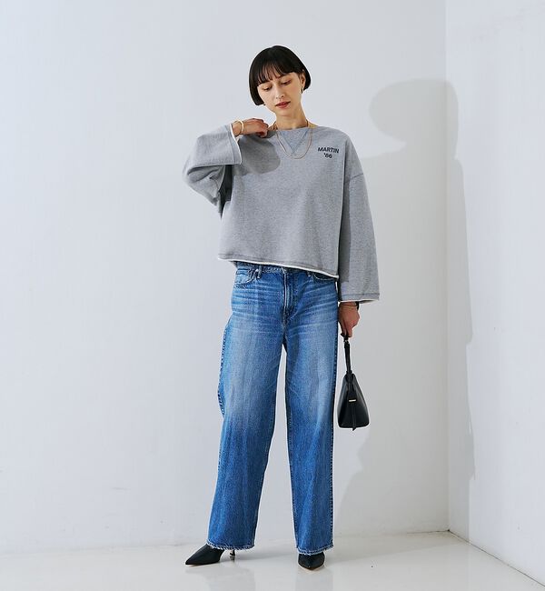 Rouge vif「【IRONING/アイロニング】ロゴショート丈スウェット/スエット logo a」|スウェット・ジャージ|