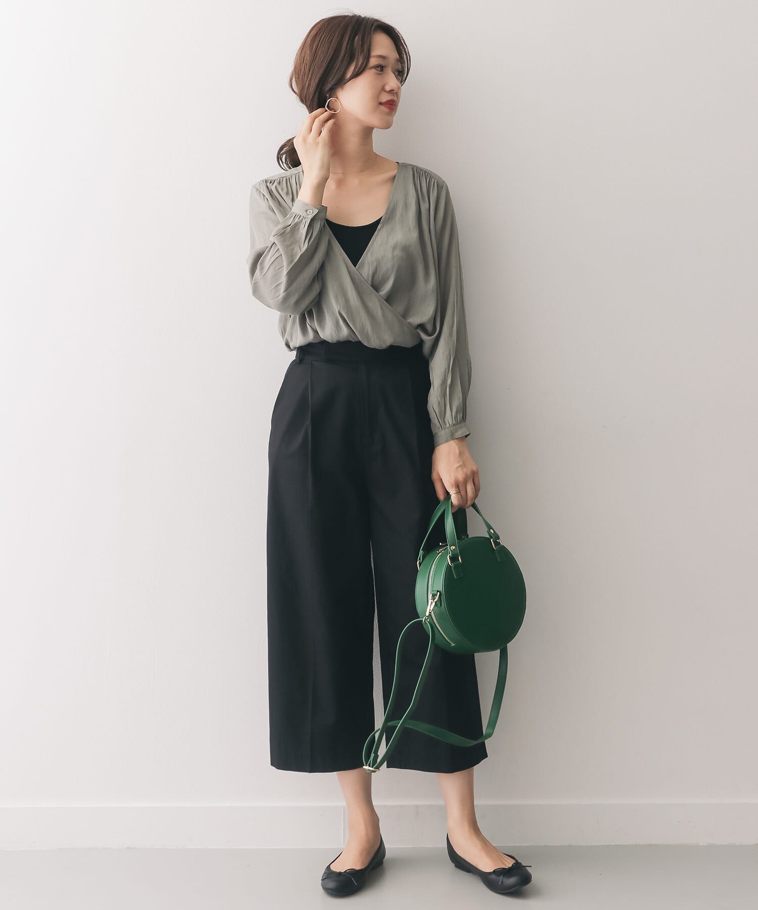 URBAN RESEARCH DOORS「カシュクールブラウス&there4;」|シャツ・ブラウス|