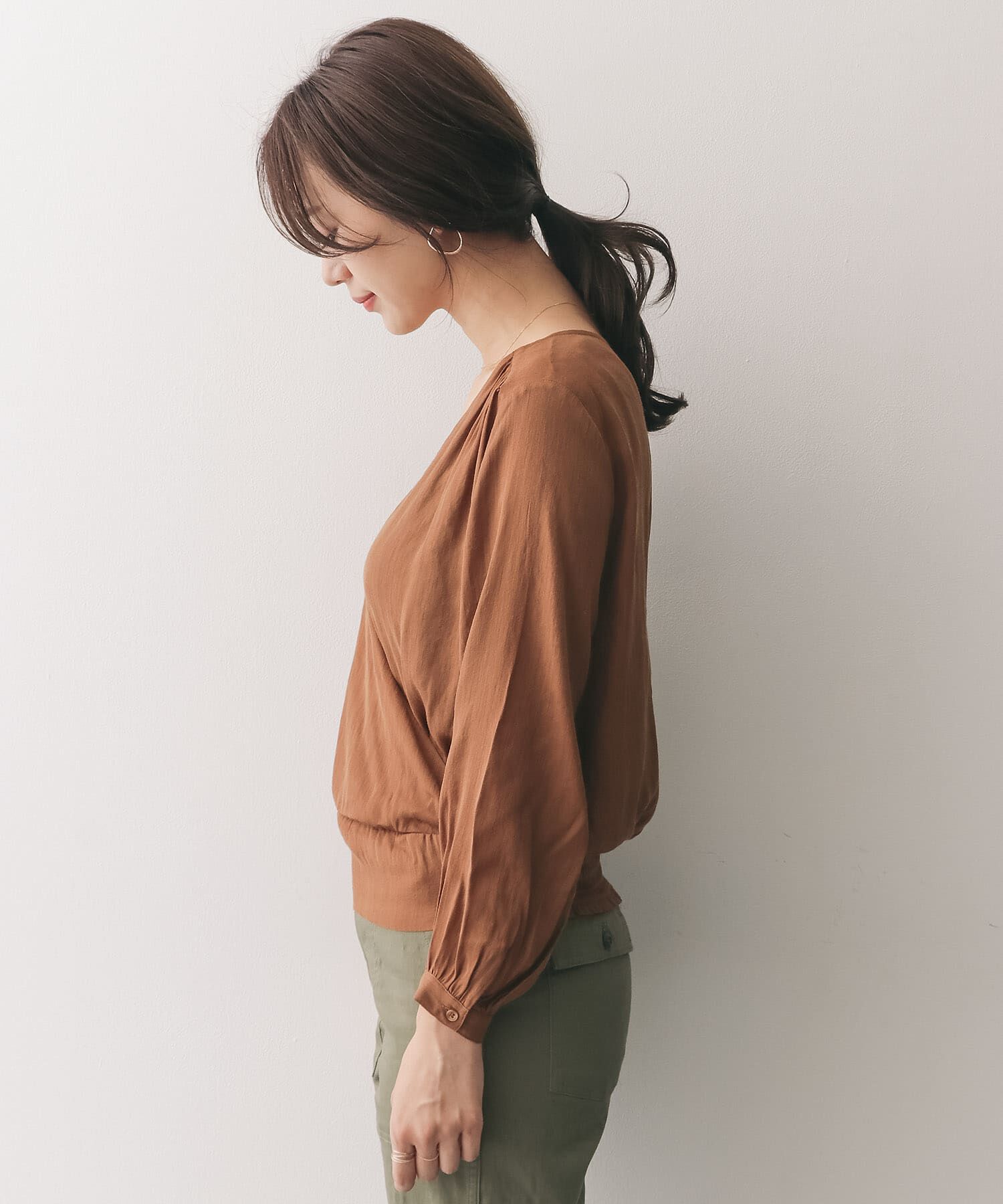 URBAN RESEARCH DOORS「カシュクールブラウス&there4;」|シャツ・ブラウス|