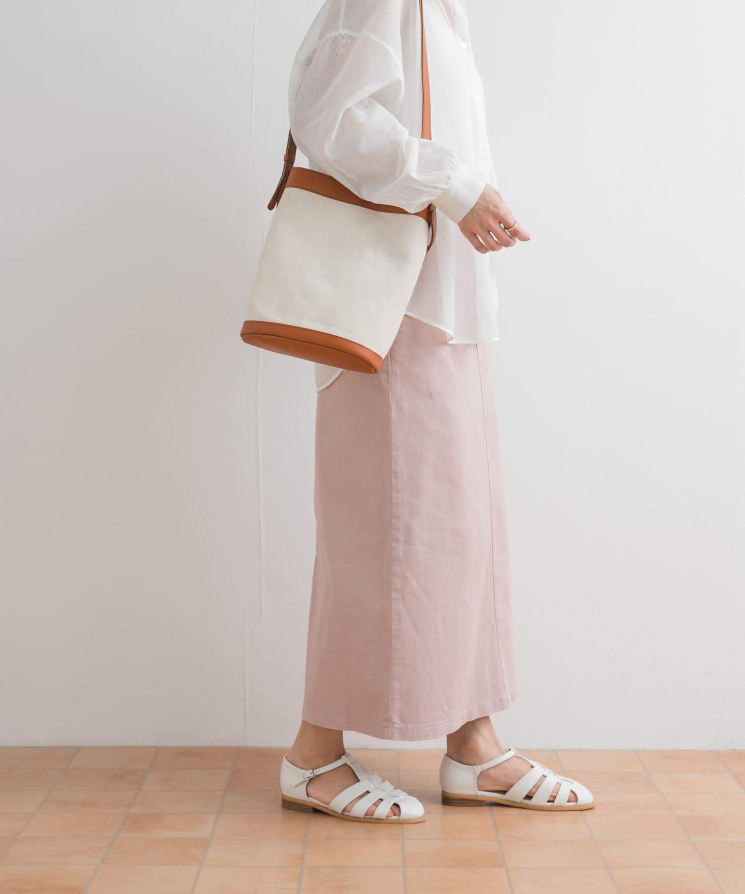 URBAN RESEARCH DOORS「製品染めカラースカート」|スカート|