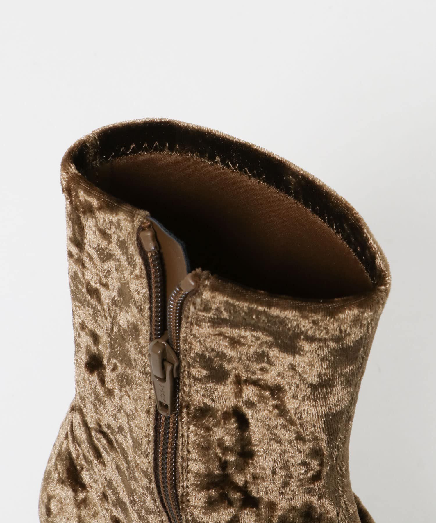 URBAN RESEARCH ROSSO「LE VERNIS　Velor stretch boots」|ショートブーツ|