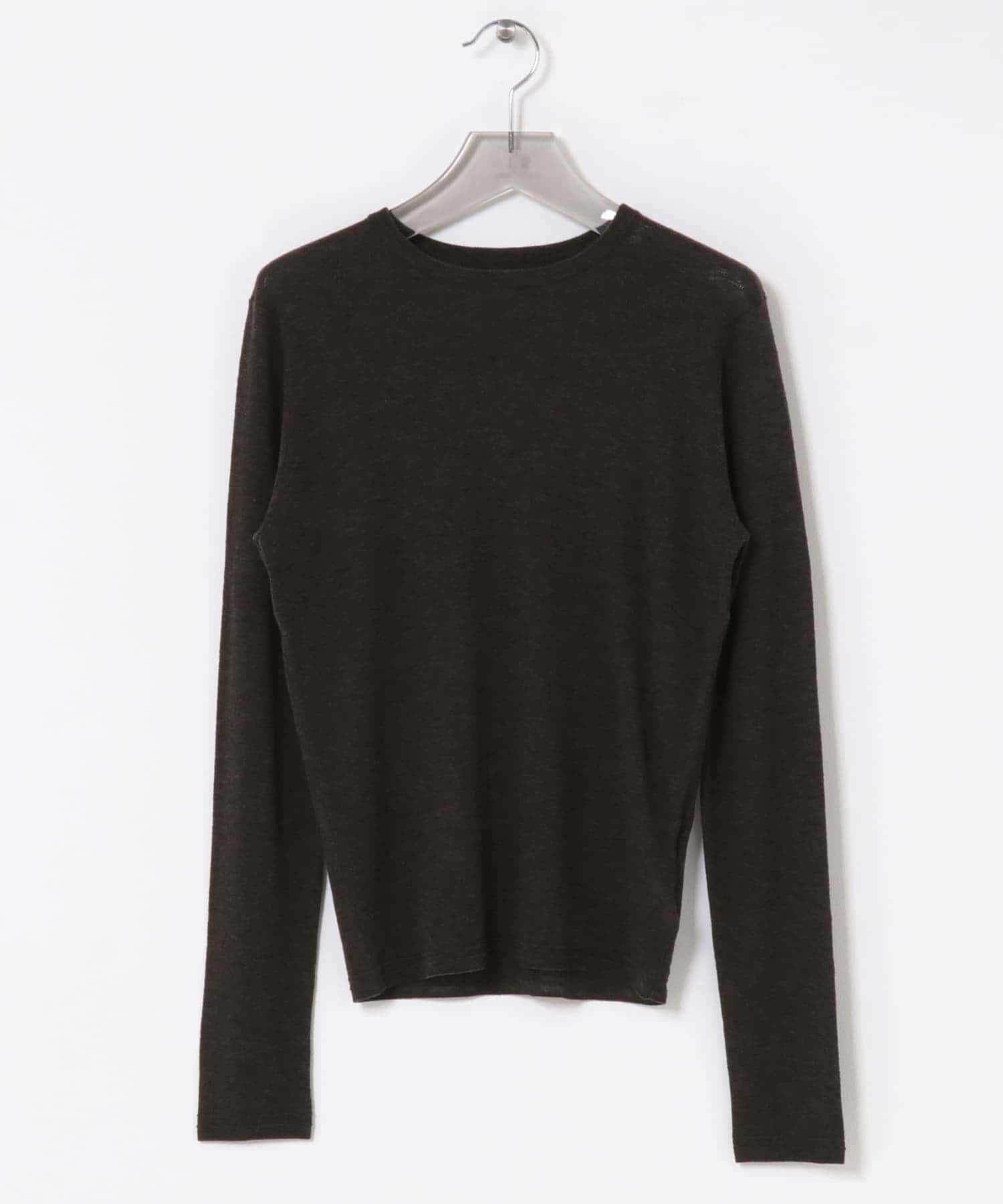 URBAN RESEARCH「new basic　LOA THERMAL CREWKNIT」|ニット・セーター|カーキ
