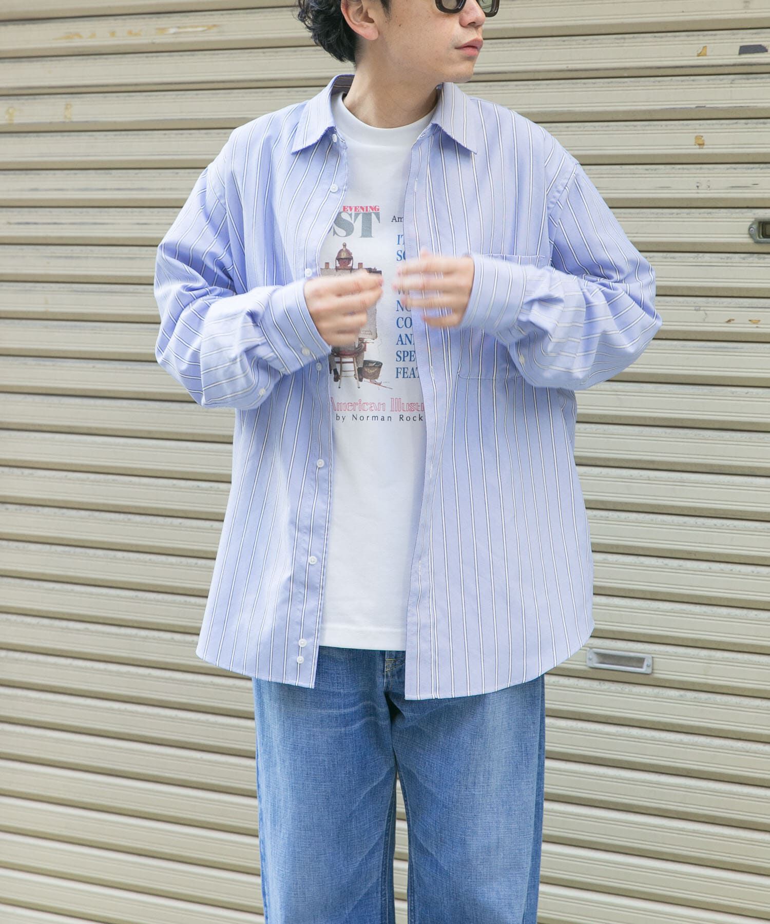 URBAN RESEARCH DOORS「FORK&SPOON　PEオックスシャツ」|シャツ・ブラウス|