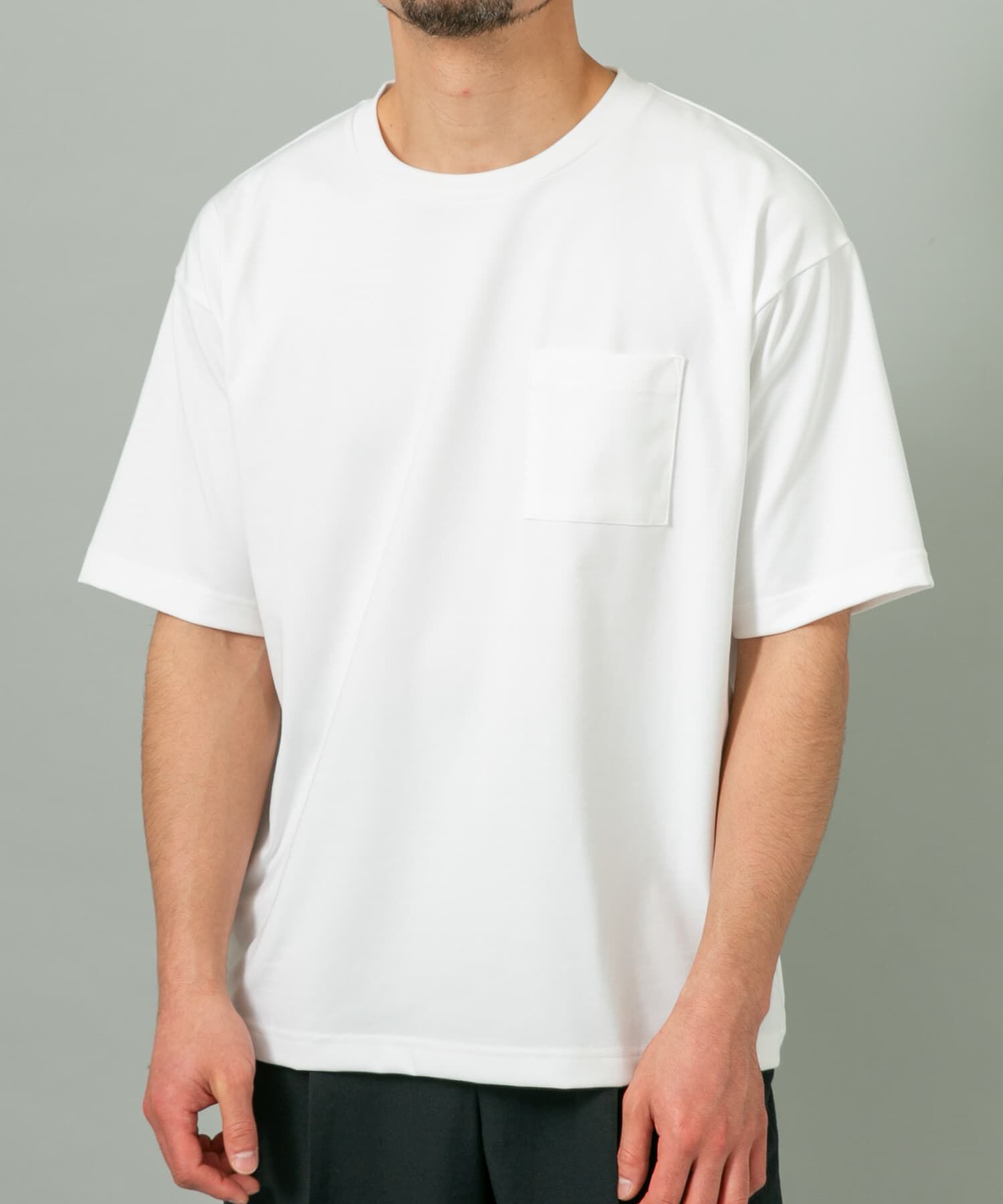 URBAN RESEARCH ROSSO「『接触冷感/吸水速乾/UVｶｯﾄ』ﾊｲｸｵﾘﾃｨﾘﾗｯｸｽﾌｨｯﾄTｼｬ  」|Tシャツ・カットソー|