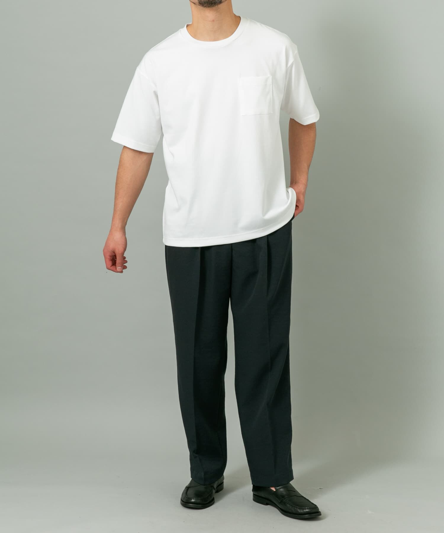 URBAN RESEARCH ROSSO「『接触冷感/吸水速乾/UVｶｯﾄ』ﾊｲｸｵﾘﾃｨﾘﾗｯｸｽﾌｨｯﾄTｼｬ  」|Tシャツ・カットソー|