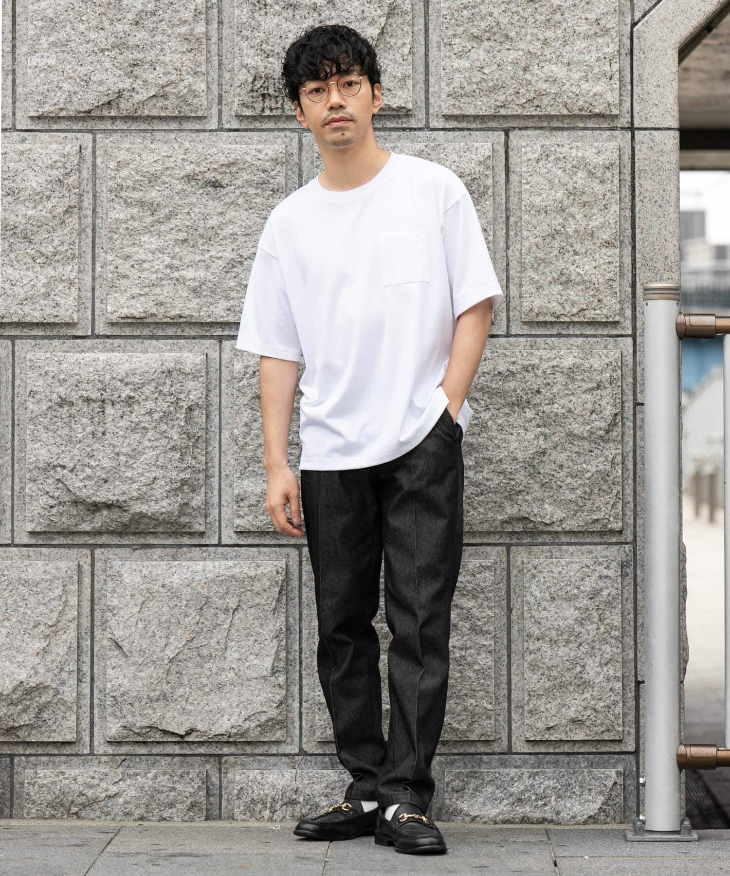 URBAN RESEARCH ROSSO「『接触冷感/吸水速乾/UVｶｯﾄ』ﾊｲｸｵﾘﾃｨﾘﾗｯｸｽﾌｨｯﾄTｼｬ  」|Tシャツ・カットソー|