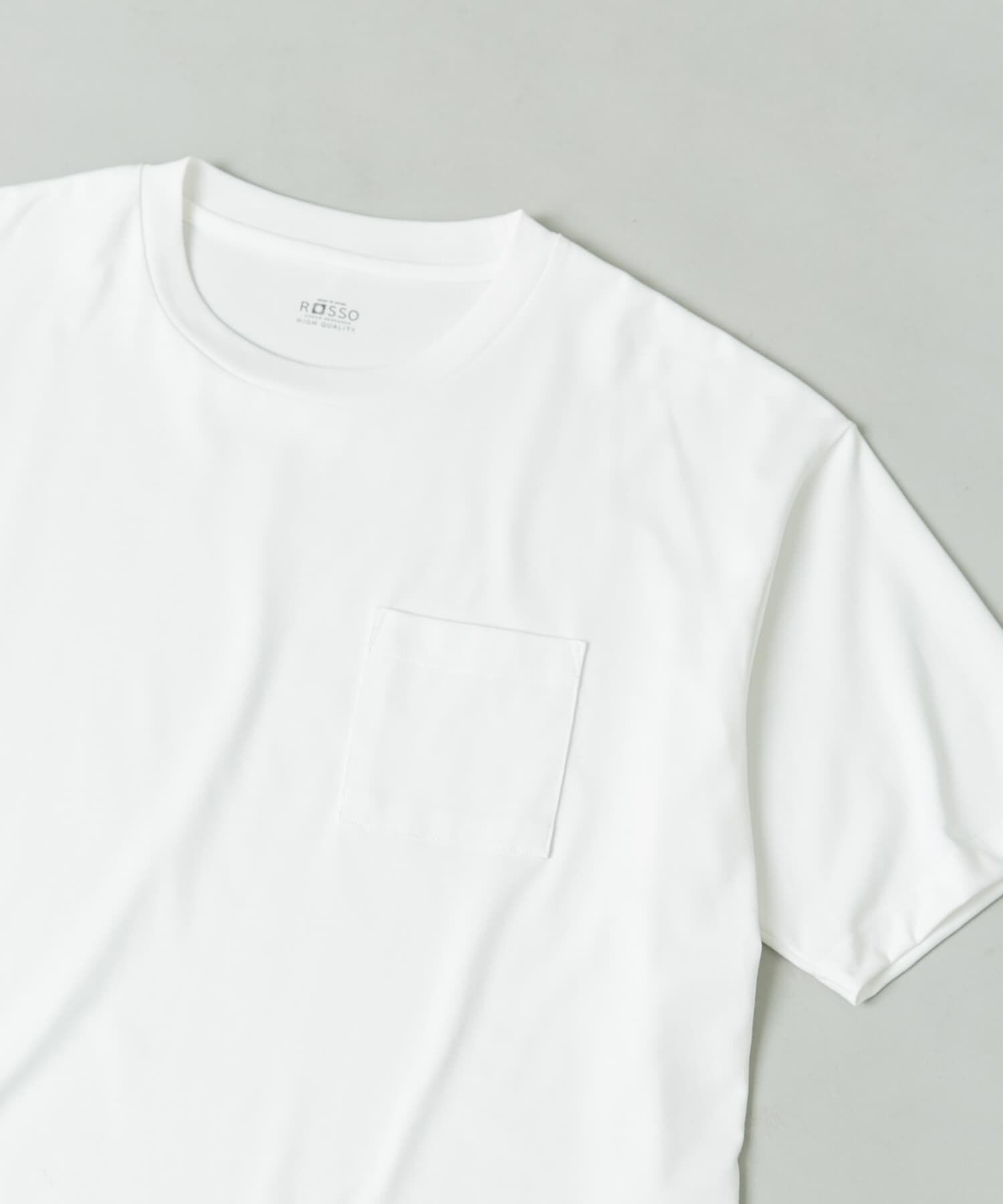 URBAN RESEARCH ROSSO「『接触冷感/吸水速乾/UVｶｯﾄ』ﾊｲｸｵﾘﾃｨﾘﾗｯｸｽﾌｨｯﾄTｼｬ  」|Tシャツ・カットソー|