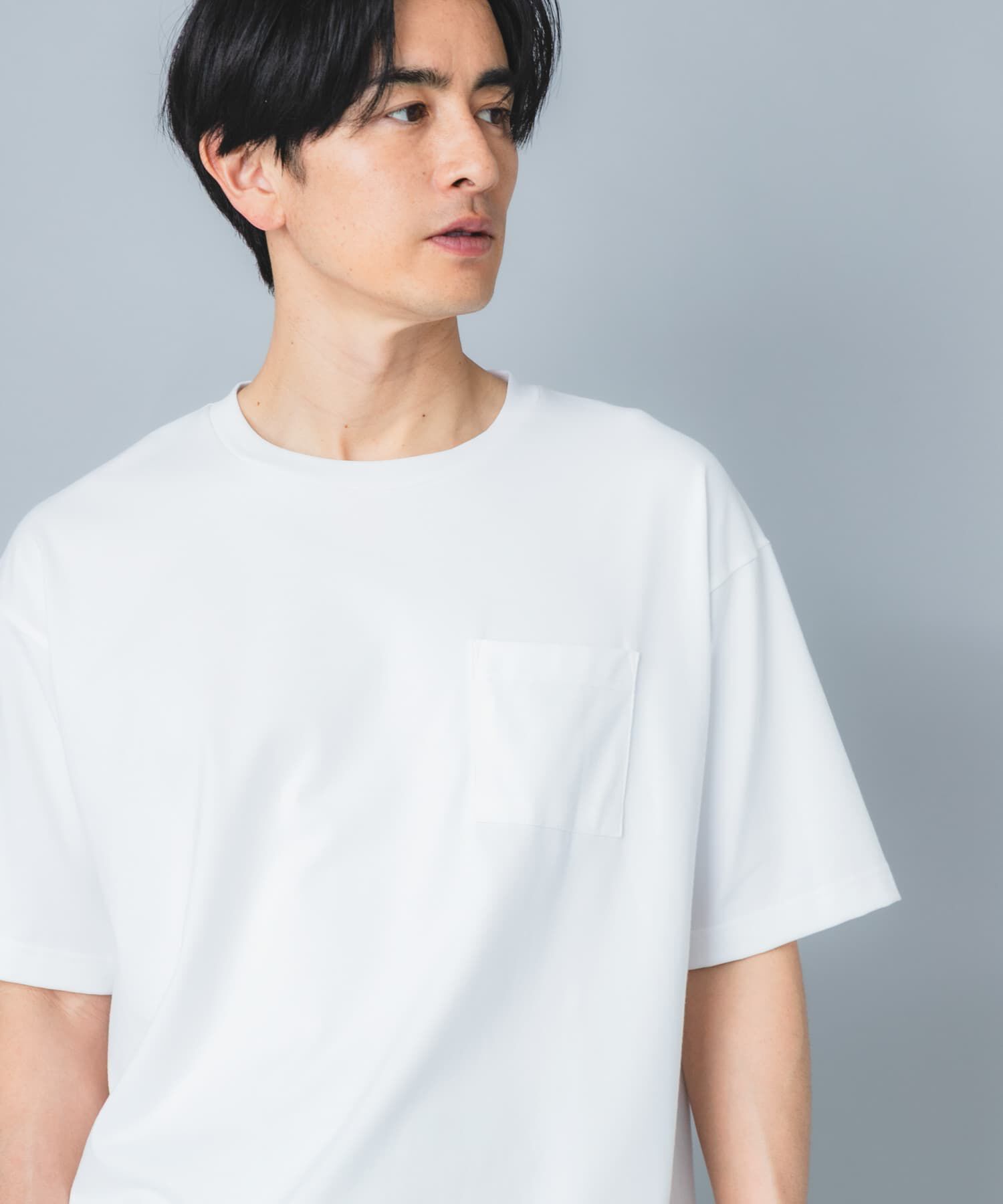 URBAN RESEARCH ROSSO「『接触冷感/吸水速乾/UVｶｯﾄ』ﾊｲｸｵﾘﾃｨﾘﾗｯｸｽﾌｨｯﾄTｼｬ  」|Tシャツ・カットソー|