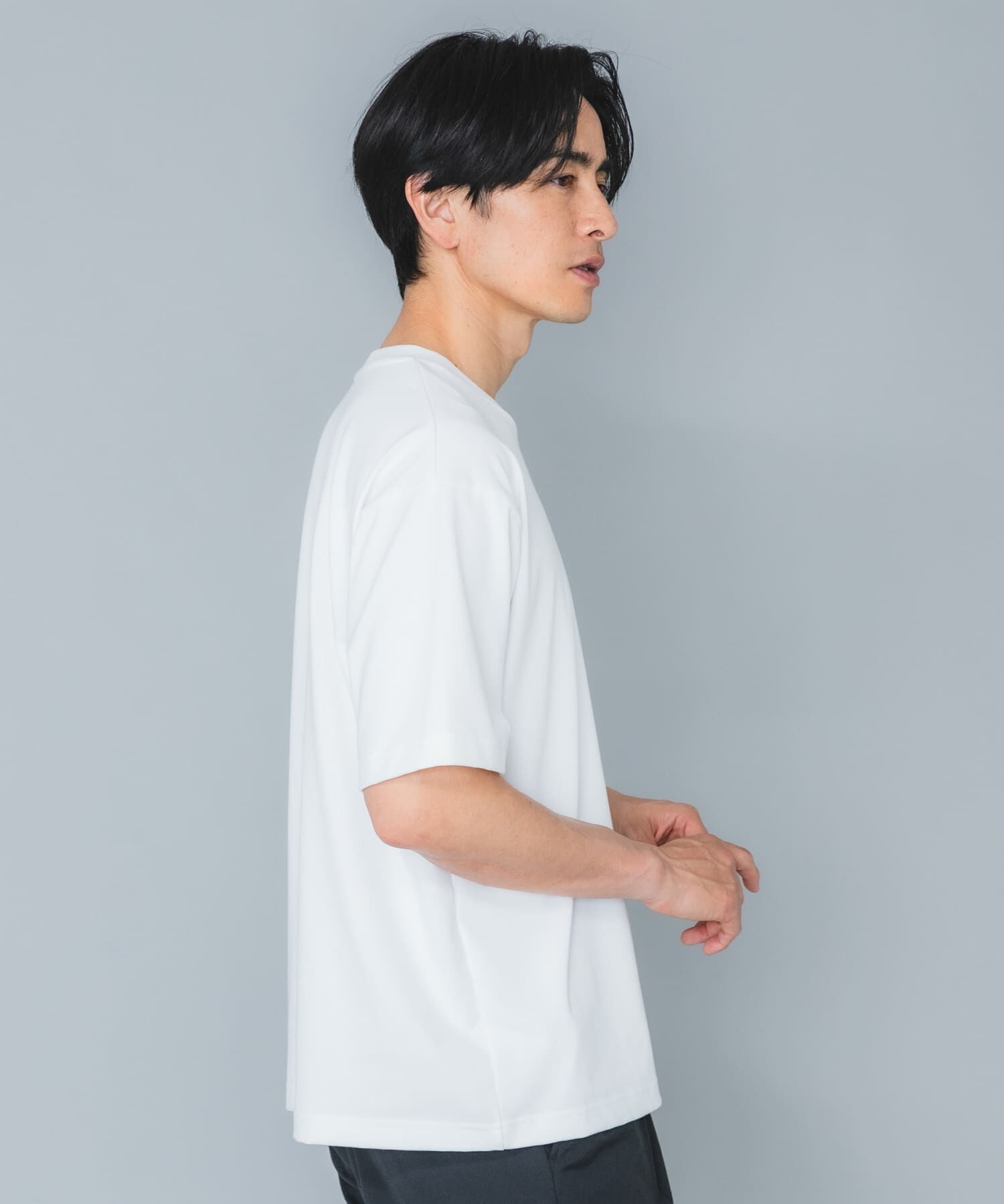 URBAN RESEARCH ROSSO「『接触冷感/吸水速乾/UVｶｯﾄ』ﾊｲｸｵﾘﾃｨﾘﾗｯｸｽﾌｨｯﾄTｼｬ  」|Tシャツ・カットソー|