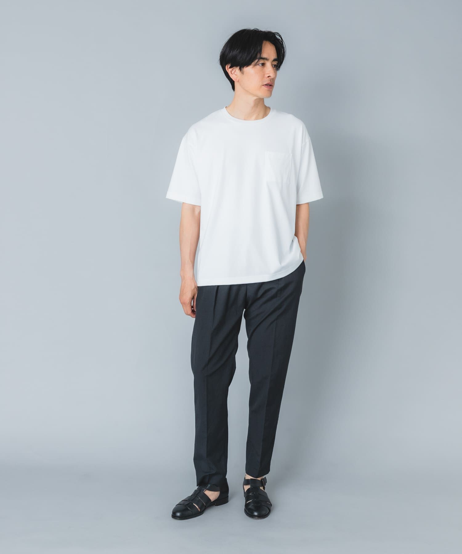 URBAN RESEARCH ROSSO「『接触冷感/吸水速乾/UVｶｯﾄ』ﾊｲｸｵﾘﾃｨﾘﾗｯｸｽﾌｨｯﾄTｼｬ  」|Tシャツ・カットソー|