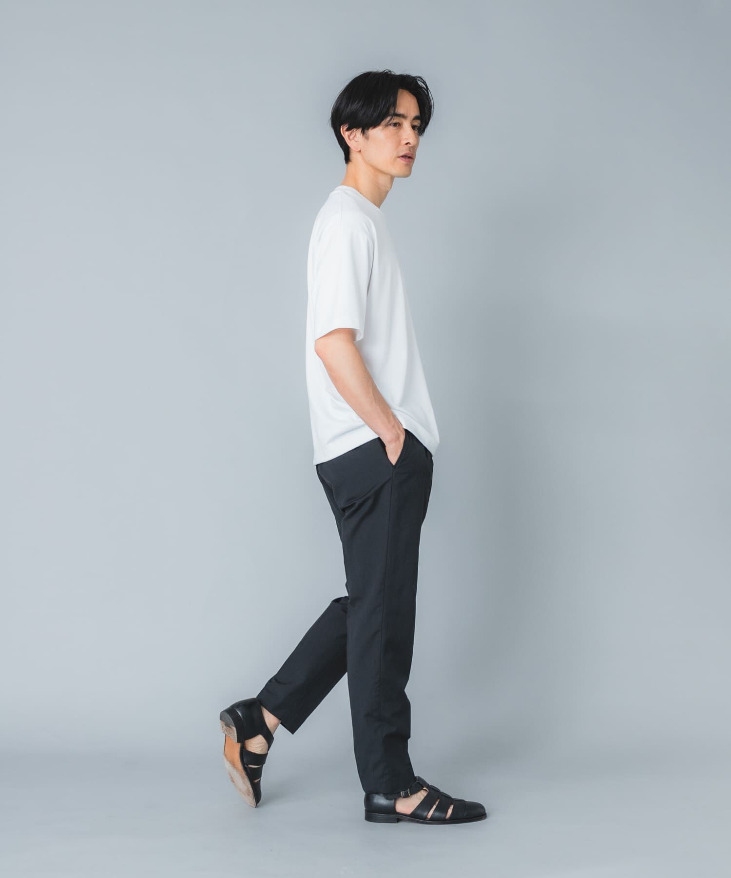URBAN RESEARCH ROSSO「『接触冷感/吸水速乾/UVｶｯﾄ』ﾊｲｸｵﾘﾃｨﾘﾗｯｸｽﾌｨｯﾄTｼｬ  」|Tシャツ・カットソー|