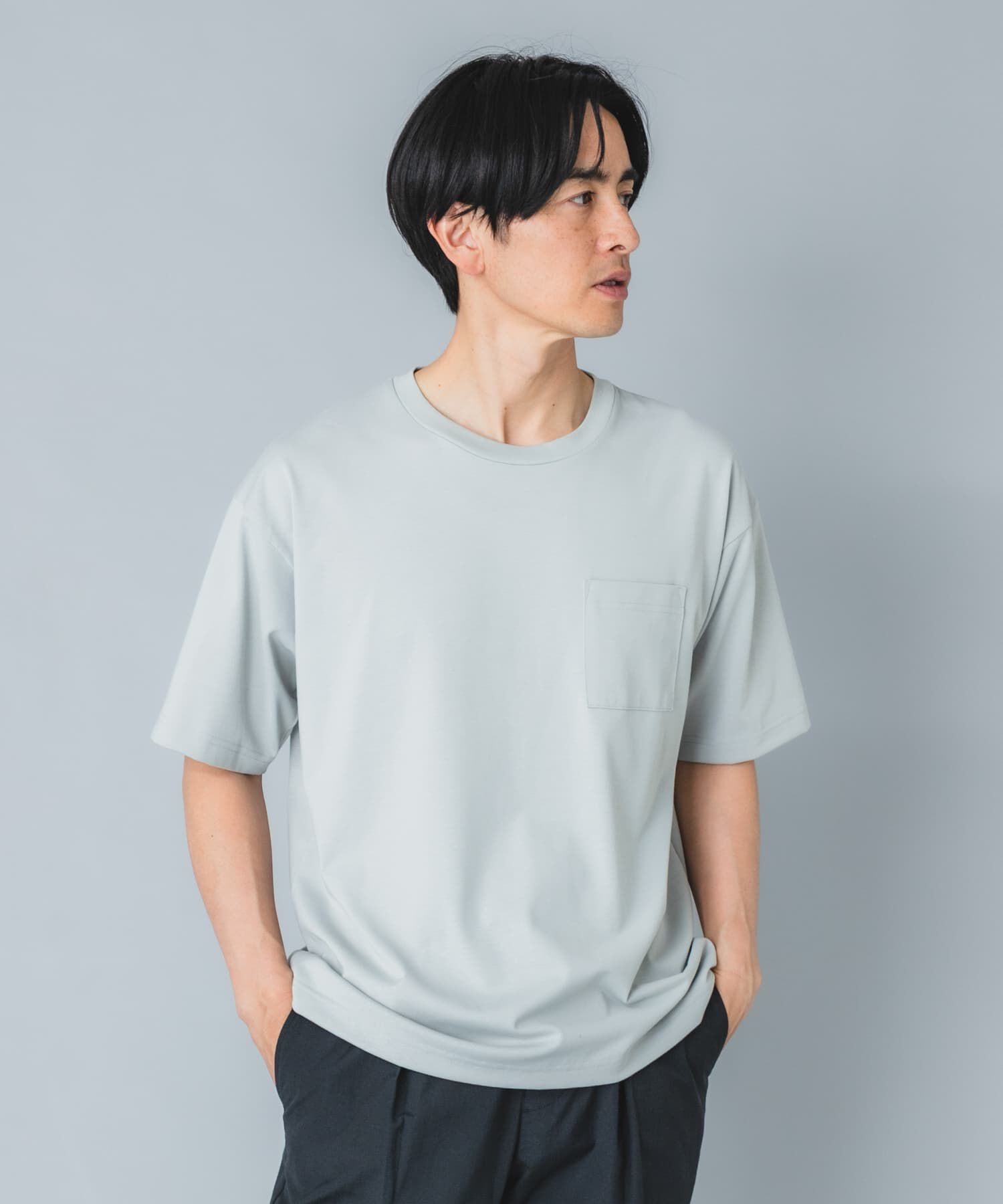 URBAN RESEARCH ROSSO「『接触冷感/吸水速乾/UVｶｯﾄ』ﾊｲｸｵﾘﾃｨﾘﾗｯｸｽﾌｨｯﾄTｼｬ  」|Tシャツ・カットソー|