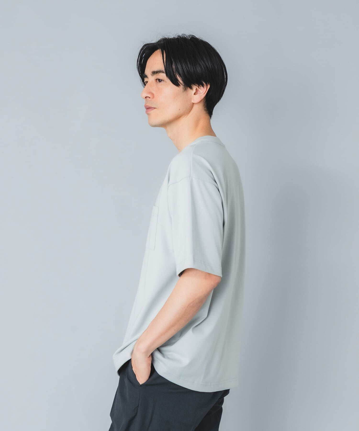 URBAN RESEARCH ROSSO「『接触冷感/吸水速乾/UVｶｯﾄ』ﾊｲｸｵﾘﾃｨﾘﾗｯｸｽﾌｨｯﾄTｼｬ  」|Tシャツ・カットソー|