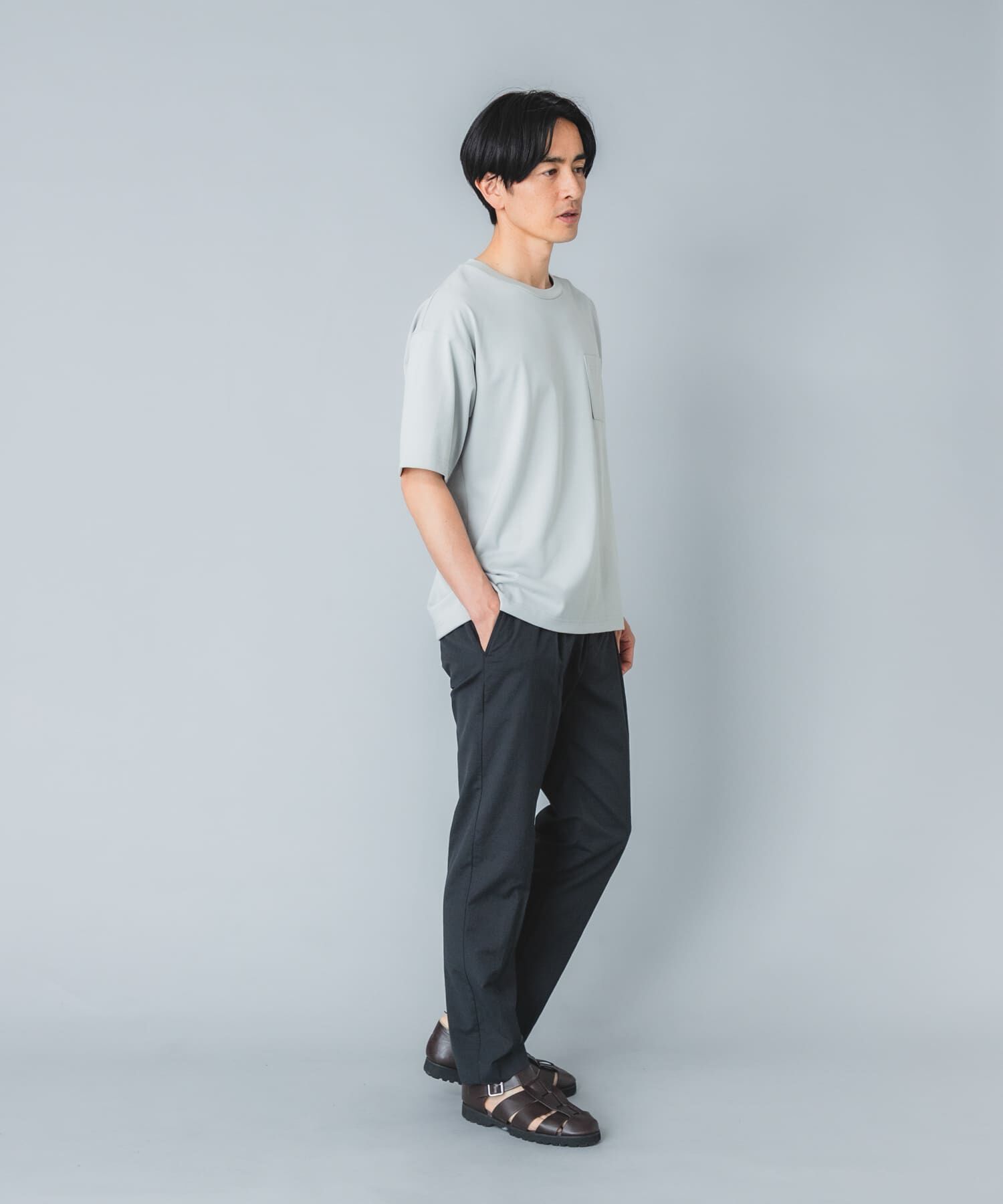 URBAN RESEARCH ROSSO「『接触冷感/吸水速乾/UVｶｯﾄ』ﾊｲｸｵﾘﾃｨﾘﾗｯｸｽﾌｨｯﾄTｼｬ  」|Tシャツ・カットソー|