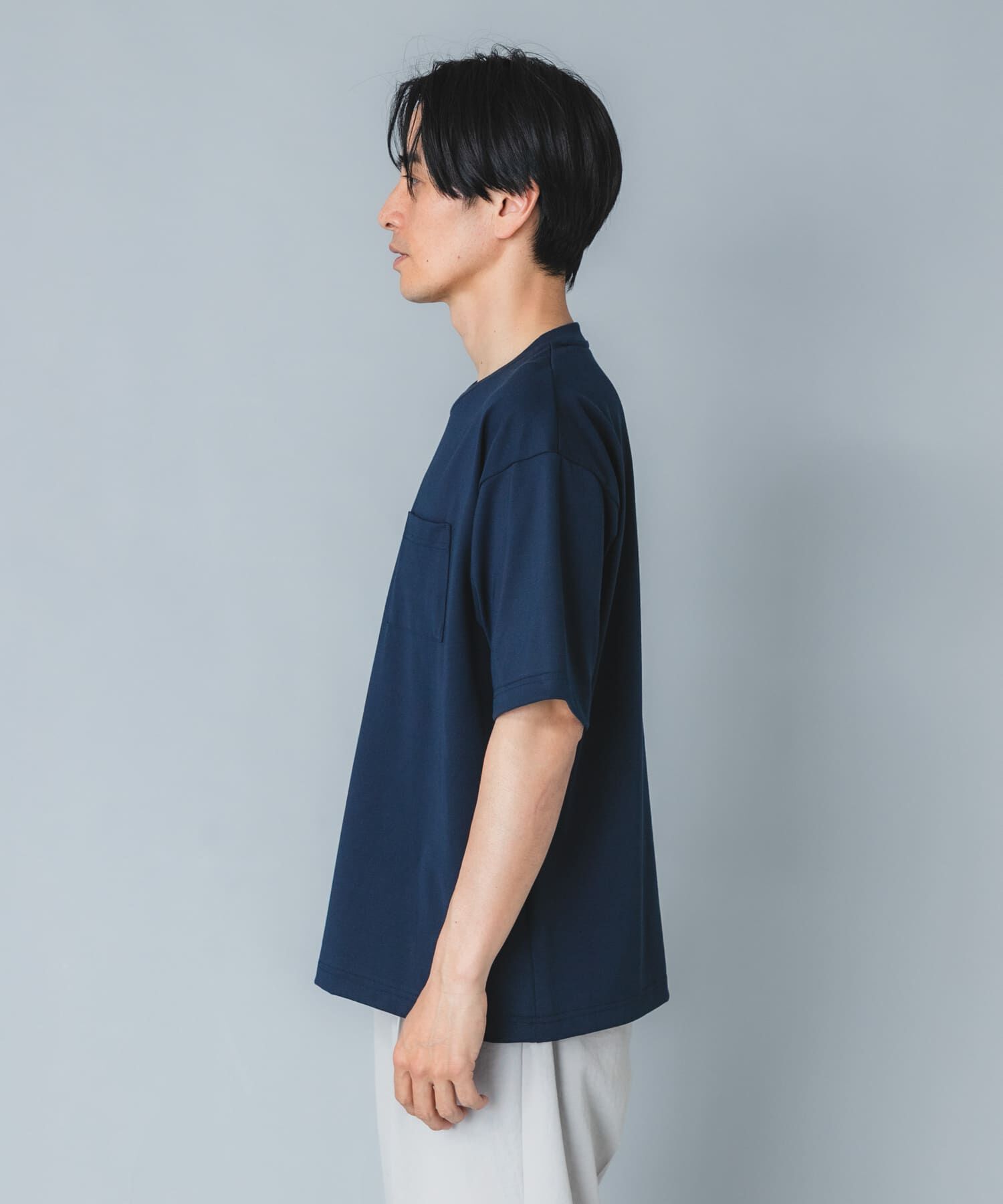 URBAN RESEARCH ROSSO「『接触冷感/吸水速乾/UVｶｯﾄ』ﾊｲｸｵﾘﾃｨﾘﾗｯｸｽﾌｨｯﾄTｼｬ  」|Tシャツ・カットソー|