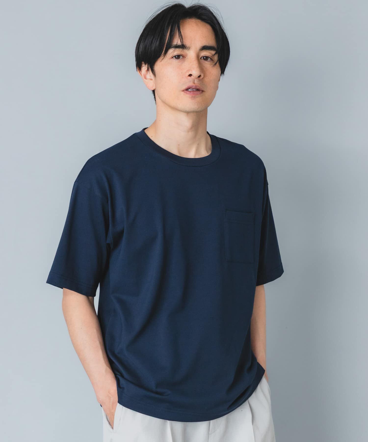 URBAN RESEARCH ROSSO「『接触冷感/吸水速乾/UVｶｯﾄ』ﾊｲｸｵﾘﾃｨﾘﾗｯｸｽﾌｨｯﾄTｼｬ  」|Tシャツ・カットソー|