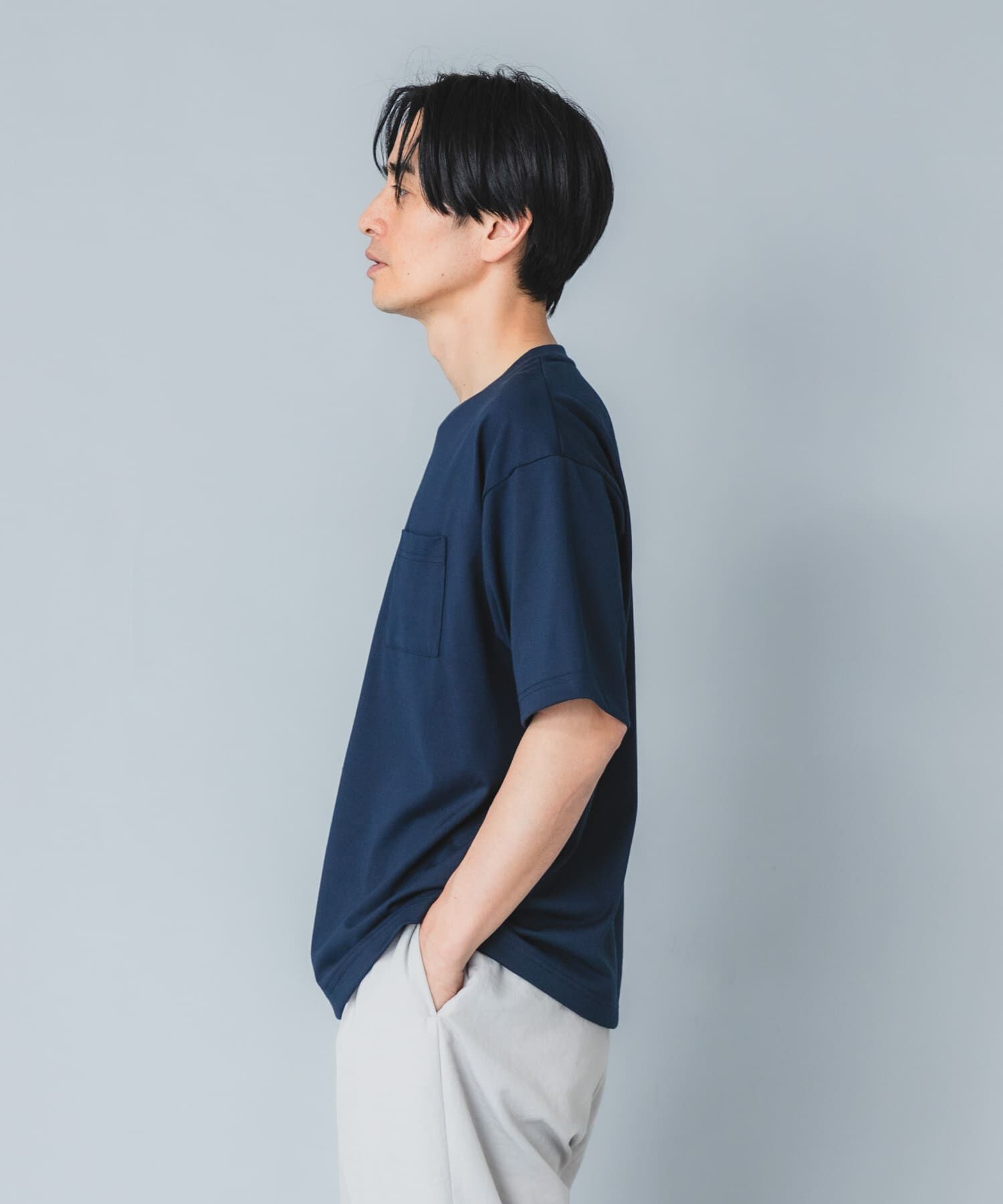 URBAN RESEARCH ROSSO「『接触冷感/吸水速乾/UVｶｯﾄ』ﾊｲｸｵﾘﾃｨﾘﾗｯｸｽﾌｨｯﾄTｼｬ  」|Tシャツ・カットソー|