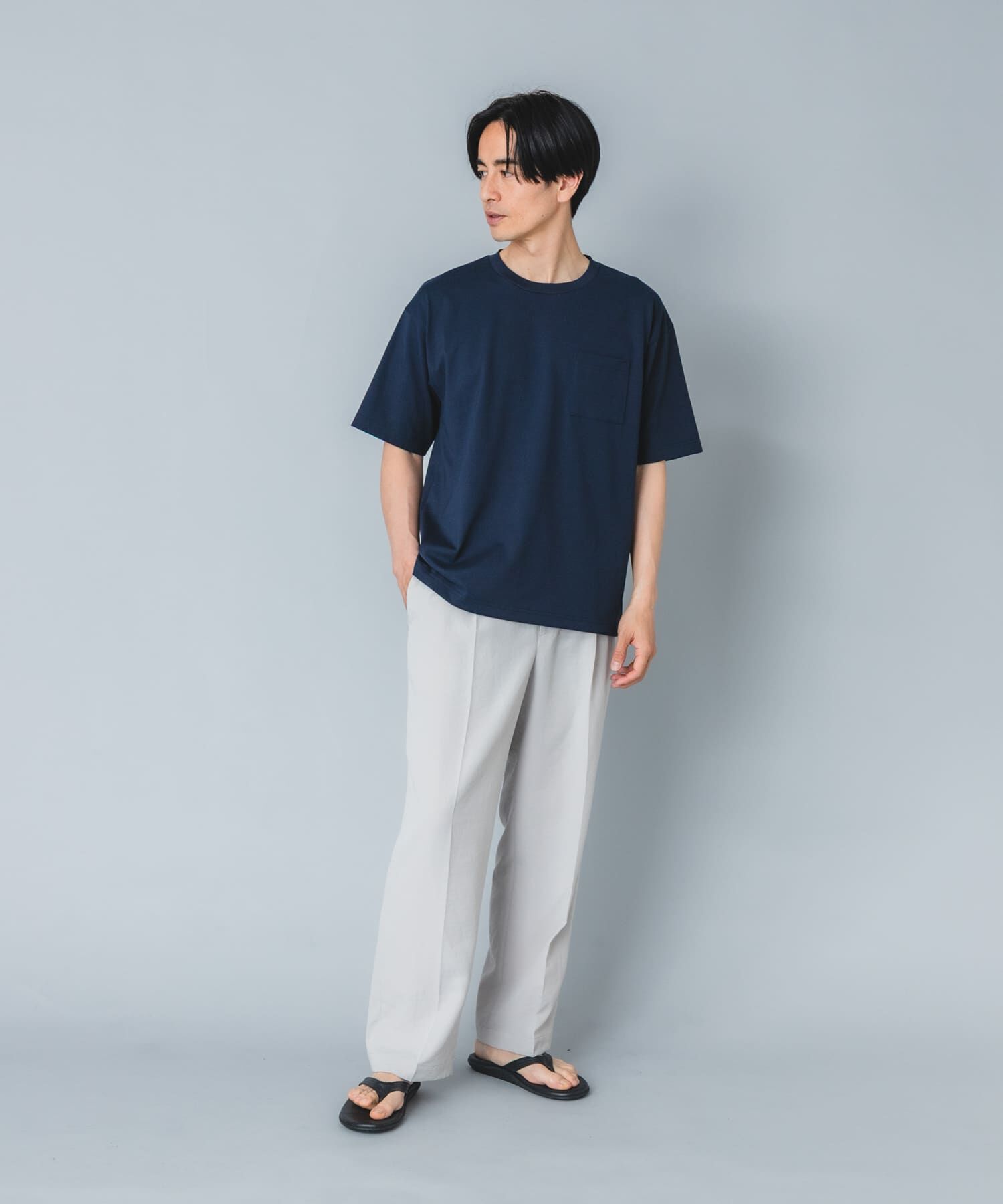 URBAN RESEARCH ROSSO「『接触冷感/吸水速乾/UVｶｯﾄ』ﾊｲｸｵﾘﾃｨﾘﾗｯｸｽﾌｨｯﾄTｼｬ  」|Tシャツ・カットソー|
