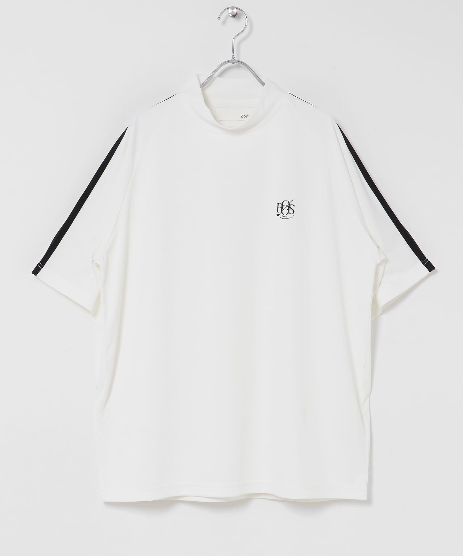 Sonny Label 「OOPS　吸水速乾ラインモックネックTシャツ」|Tシャツ・カットソー|