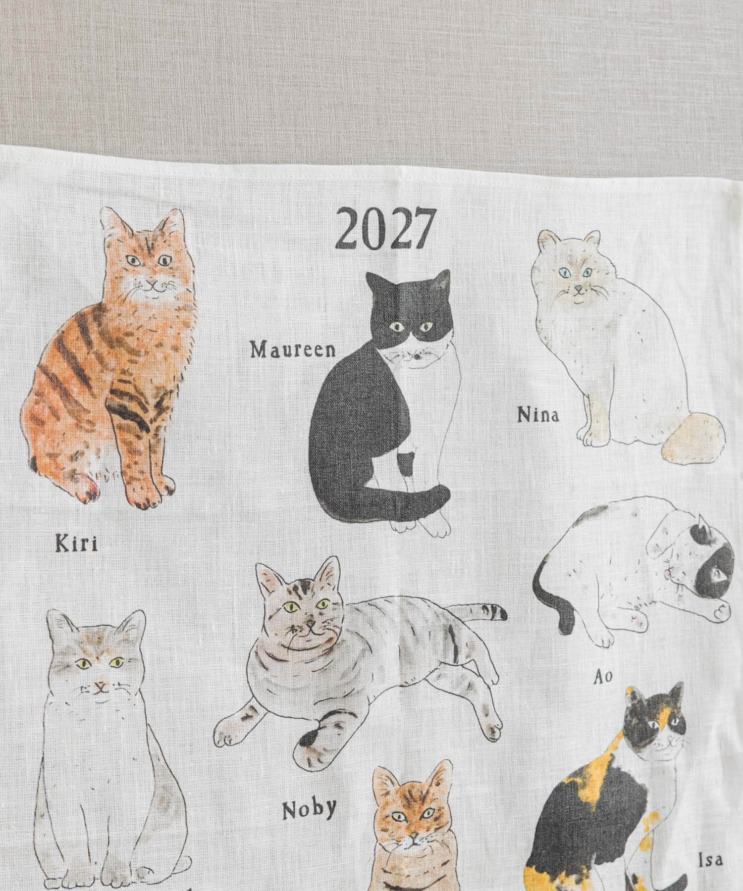 URBAN RESEARCH DOORS「fog linen work　2027 リネン カレンダー ねこの仲間たち」|その他|