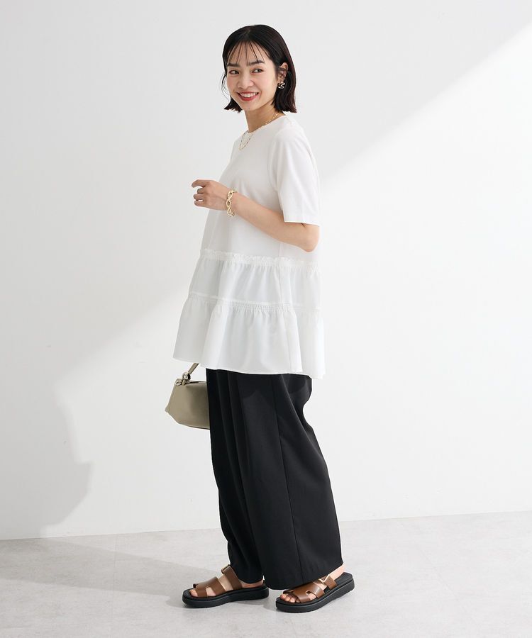 Green Parks「裾ドッキングプルオーバー」|Tシャツ・カットソー|
