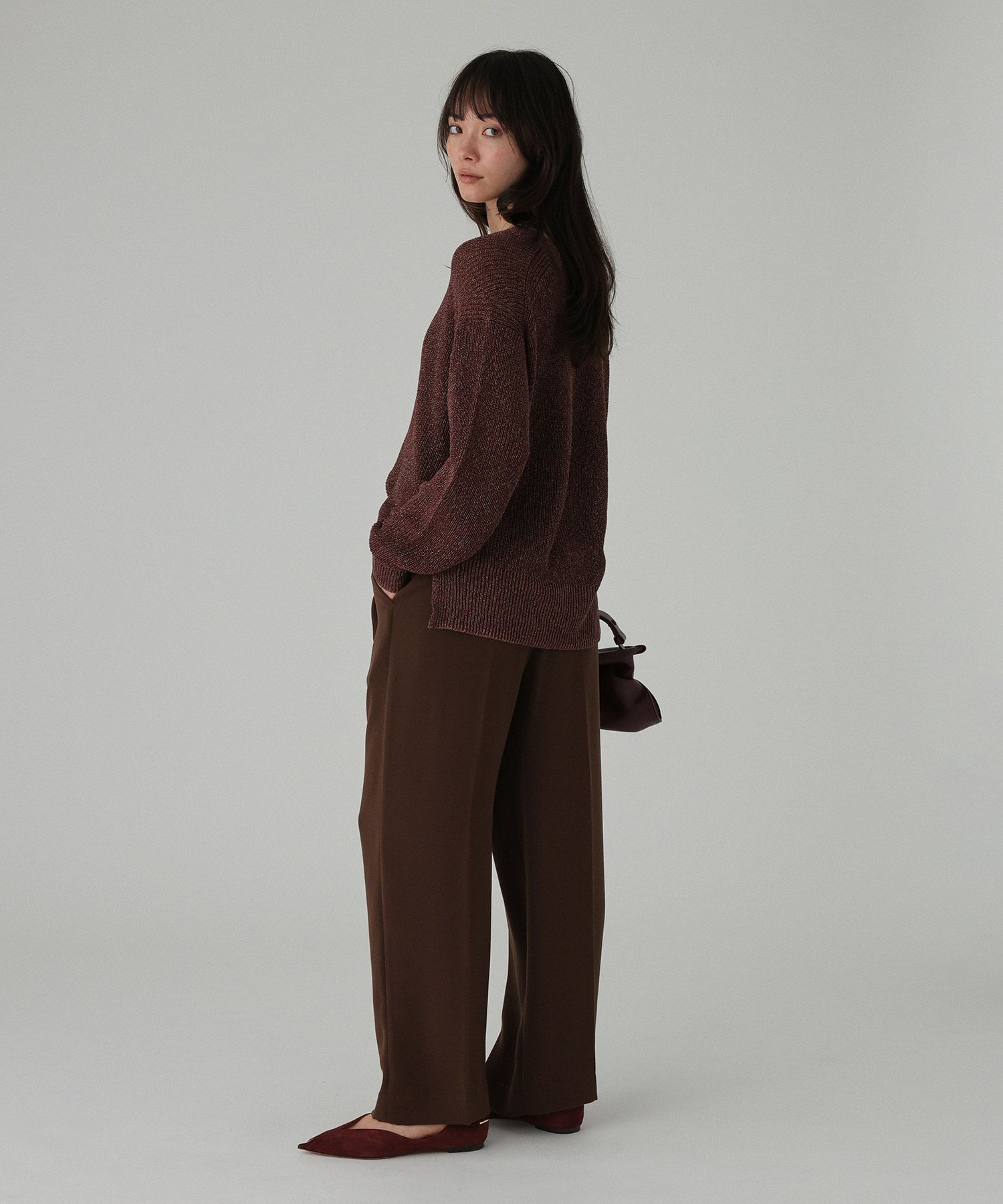  「【スタッフ企画】ジョーゼットアジャストパンツ」|スラックス|