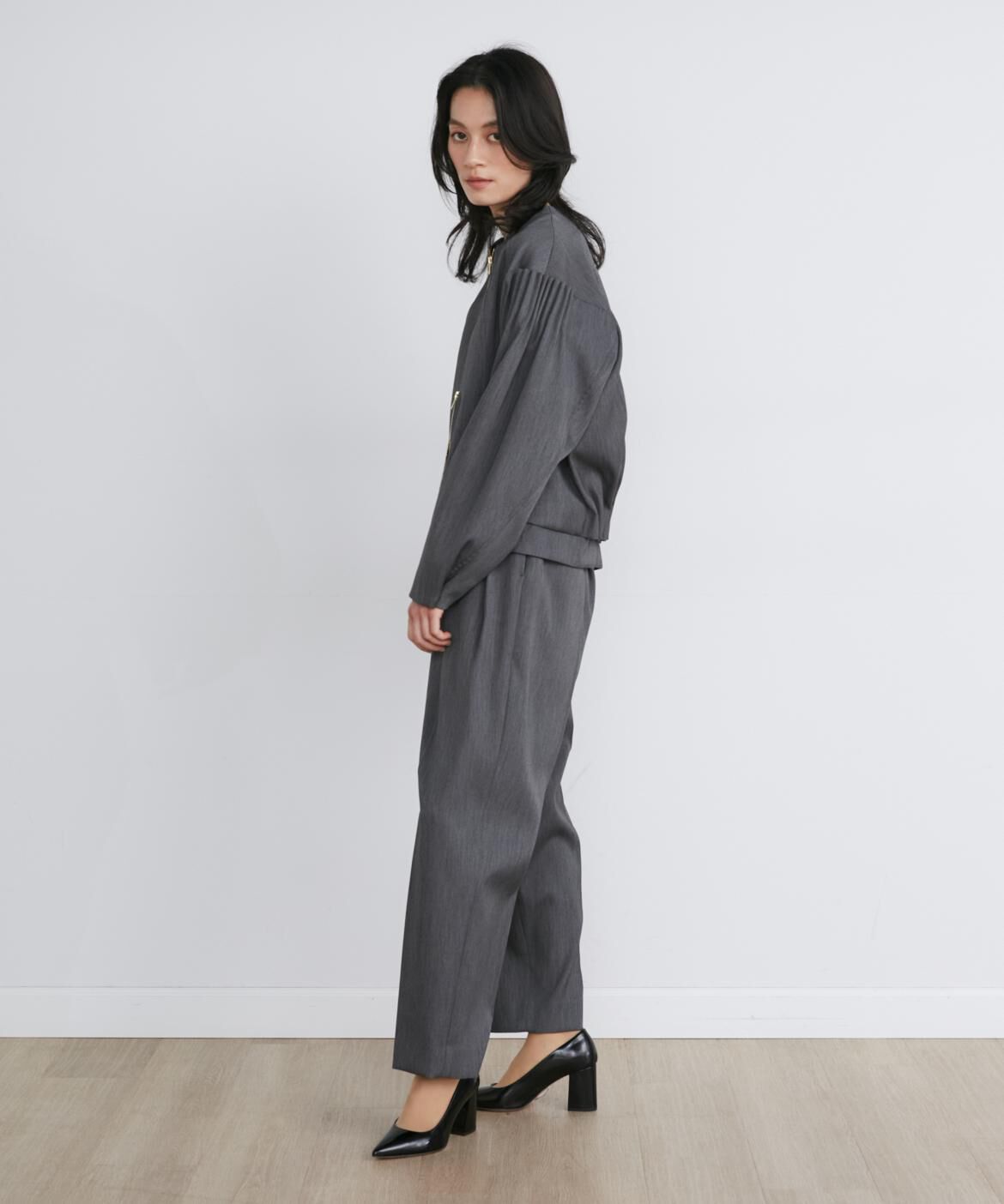 INED「ダブルタックパンツ《la veille by SUPERIOR CLOSET》」|スラックス|