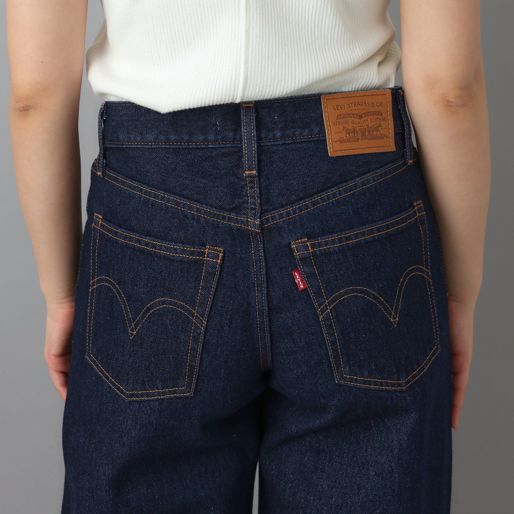 DRESSTERIOR「LEVIS（リーバイス）TEARDROP ワイドデニムパンツ」|デニム|