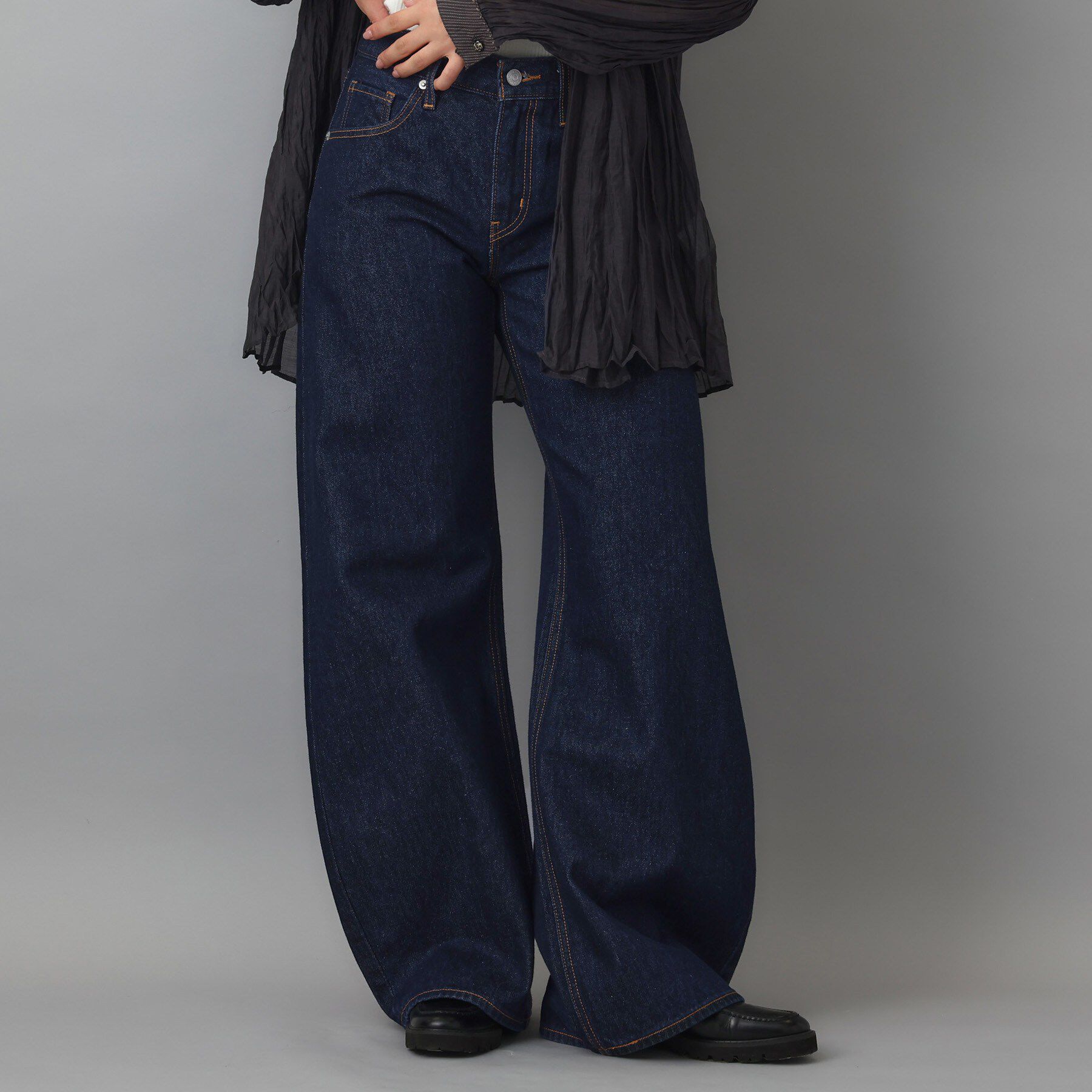 DRESSTERIOR「LEVIS（リーバイス）TEARDROP ワイドデニムパンツ」|デニム|
