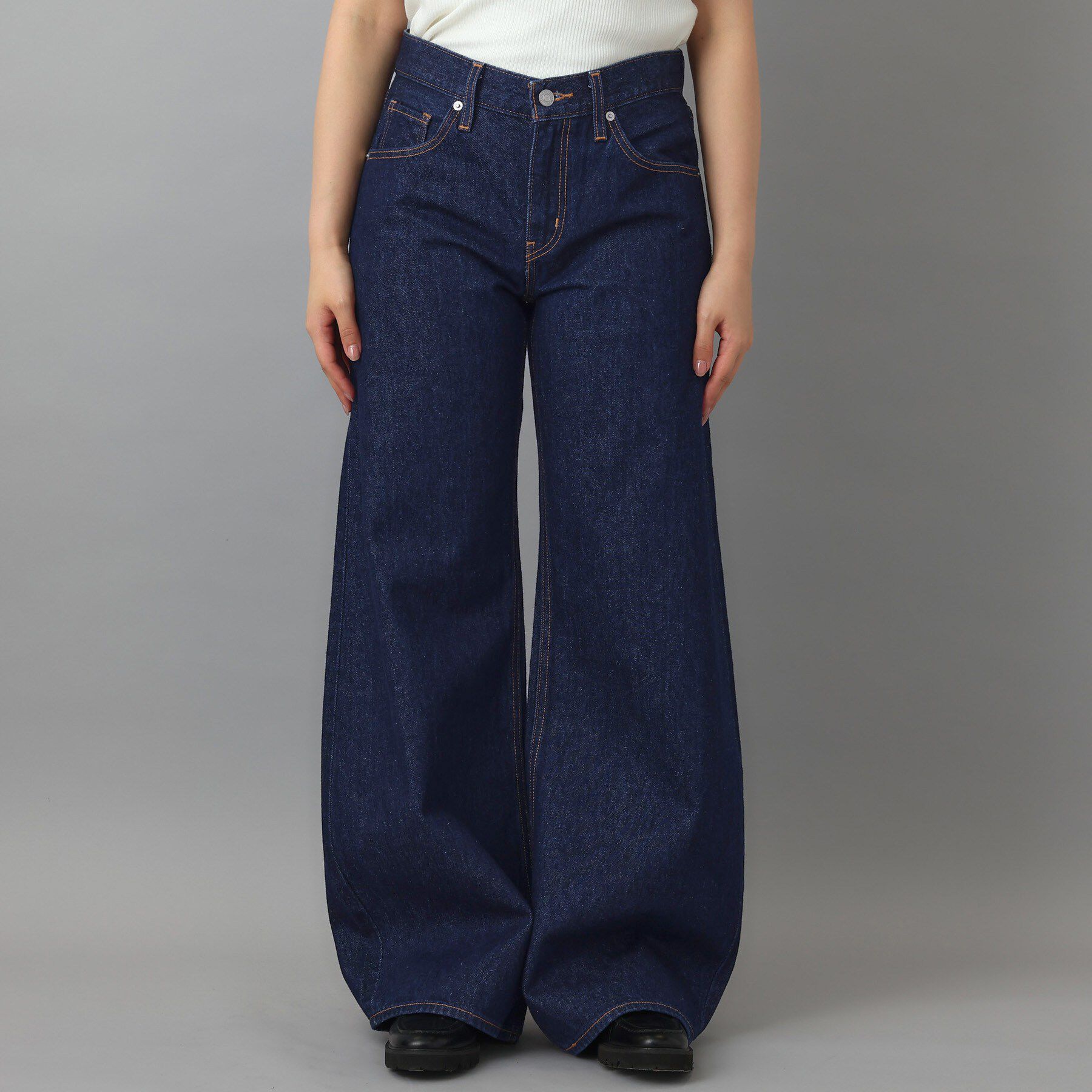 DRESSTERIOR「LEVIS（リーバイス）TEARDROP ワイドデニムパンツ」|デニム|