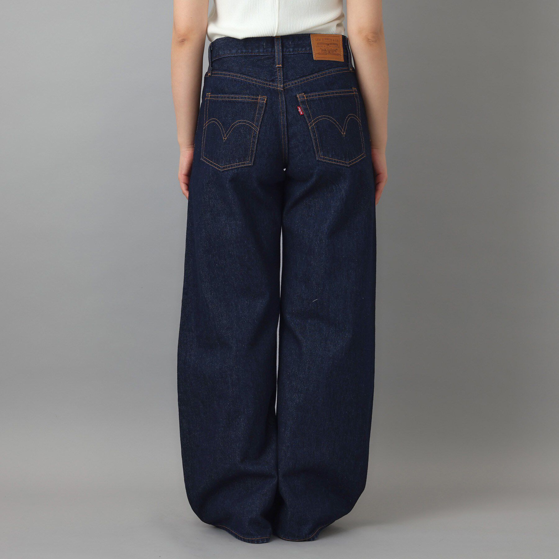 DRESSTERIOR「LEVIS（リーバイス）TEARDROP ワイドデニムパンツ」|デニム|