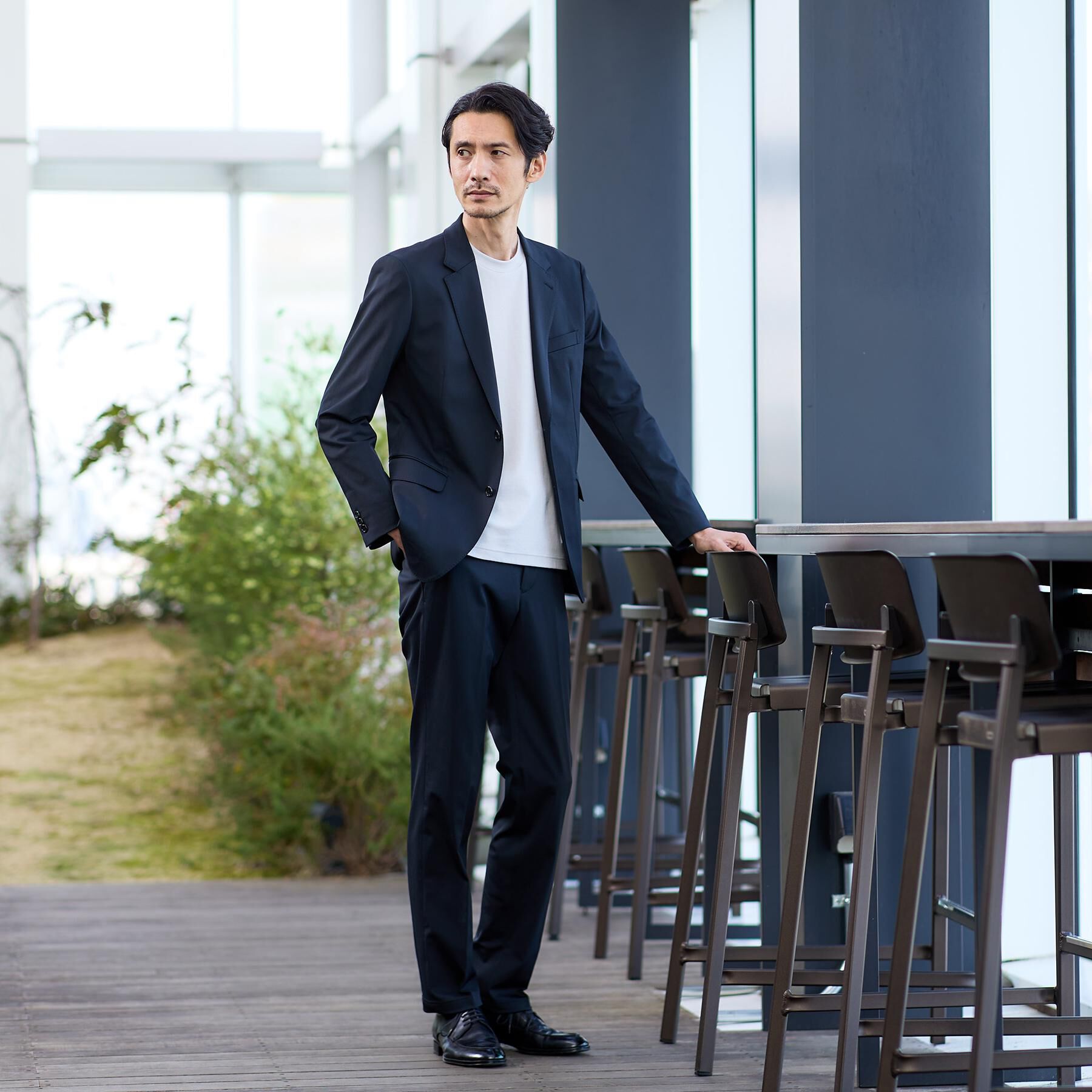 TAKEO KIKUCHI「【360&deg;ストレッチ／軽量】None Of Stress ライト ジャケット（セットアップ対応）」|テーラードジャケット|