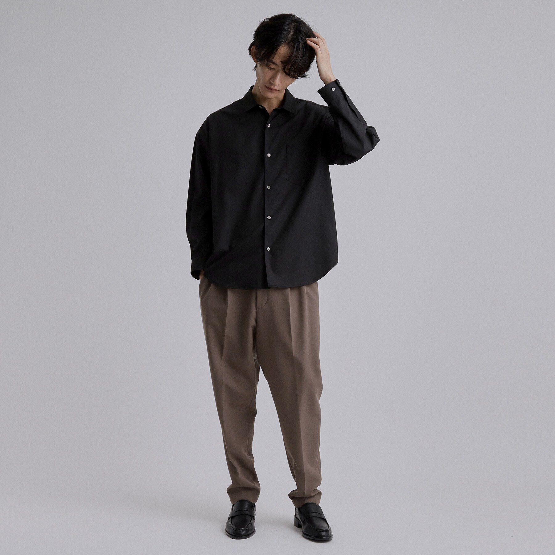 tk.TAKEO KIKUCHI「なめらかオーバーシャツ」|シャツ・ブラウス|