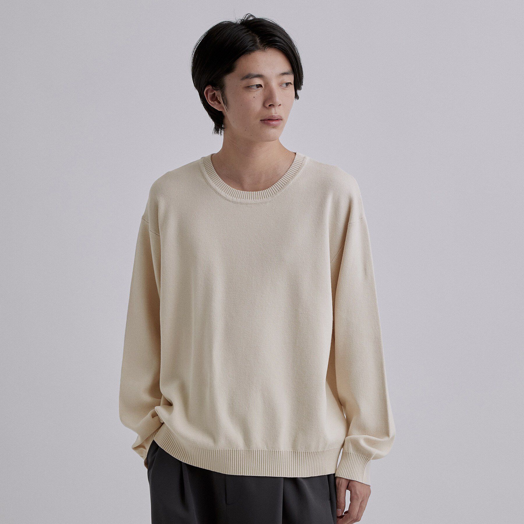 tk.TAKEO KIKUCHI「【静電気防止】CARE FREE KNITプルオーバー」|ニット・セーター|