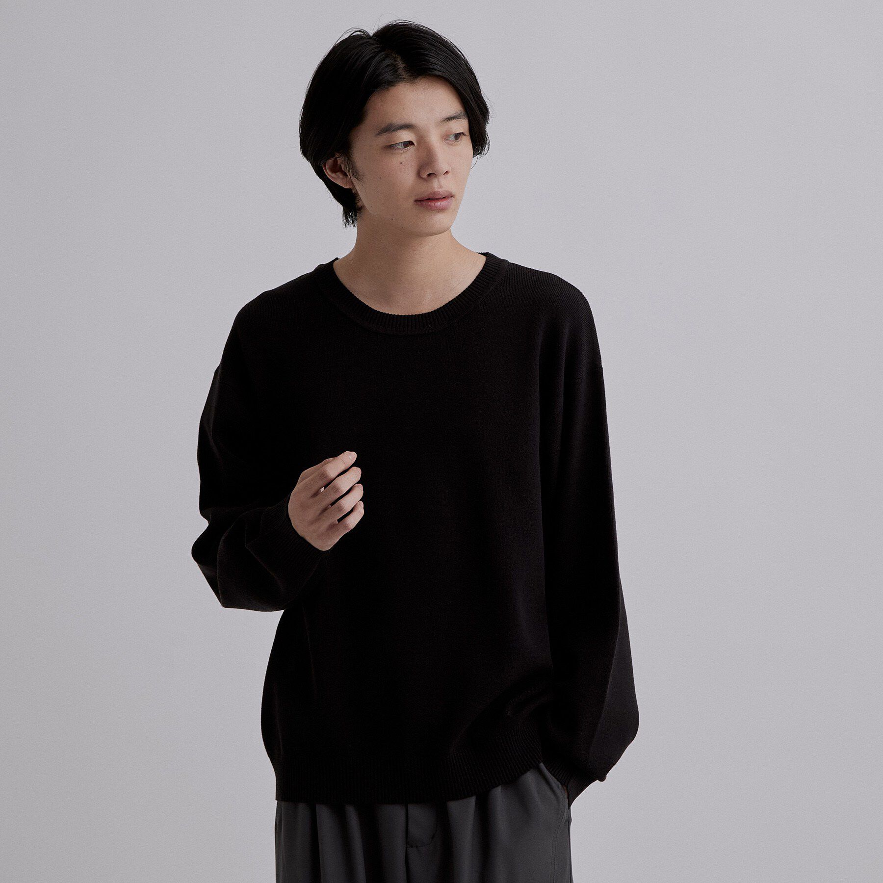 tk.TAKEO KIKUCHI「【静電気防止】CARE FREE KNITプルオーバー」|ニット・セーター|