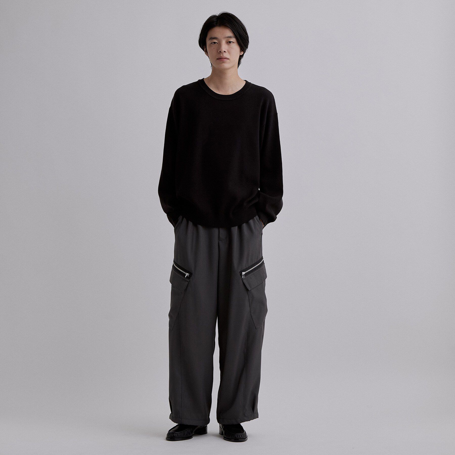 tk.TAKEO KIKUCHI「【静電気防止】CARE FREE KNITプルオーバー」|ニット・セーター|