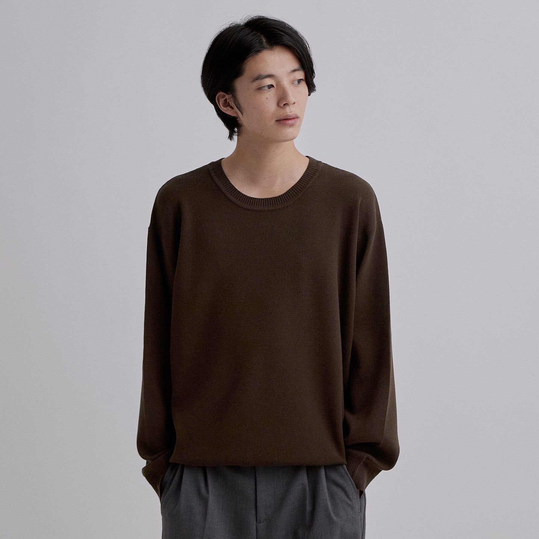 tk.TAKEO KIKUCHI「【静電気防止】CARE FREE KNITプルオーバー」|ニット・セーター|