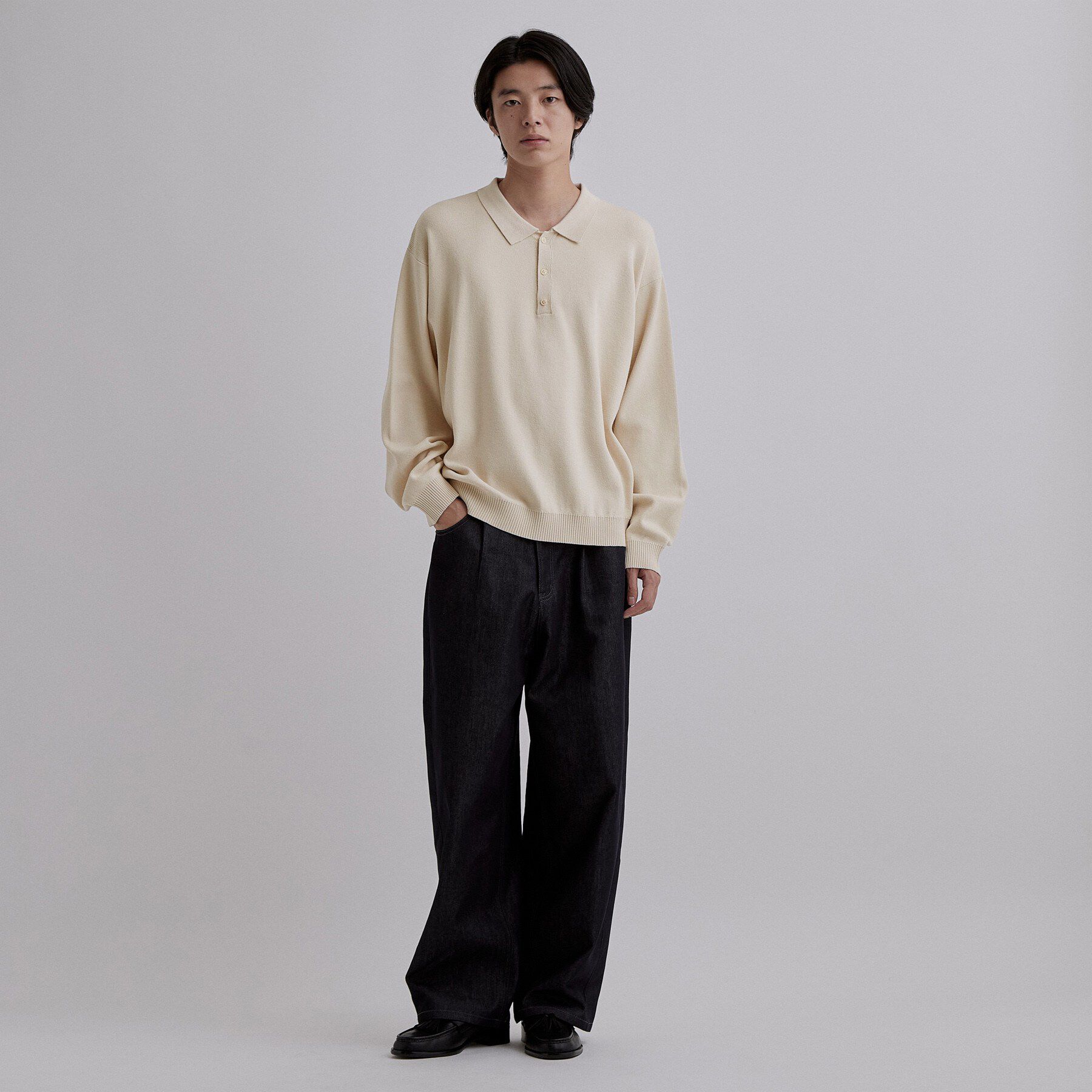 tk.TAKEO KIKUCHI「【静電気防止】CARE FREE KNITポロシャツ」|ニット・セーター|