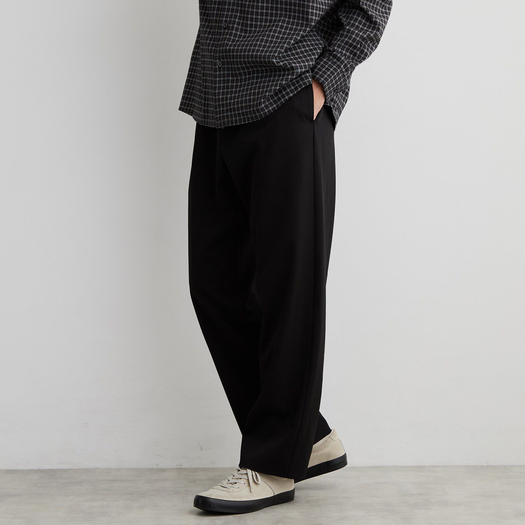 THE SHOP TK「【防シワ／2WAYストレッチ】 リラックス セミワイド イージーパンツ」|その他|